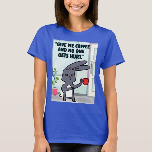 bundet kaffe-offert t shirt (Framsida)