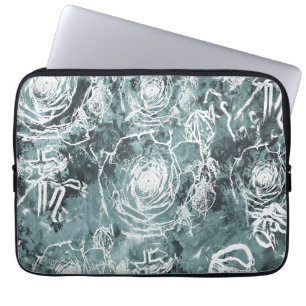 Bundet Ro/Mörk Teal Laptop Fodral