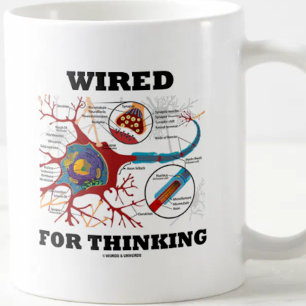 Bundit för tänkande (NeuronSynapse) Kaffemugg