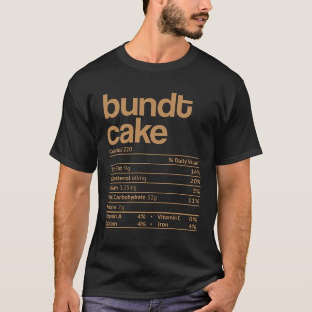 Bundkaka Näringsfetter Thanksgiving jul T Shirt (Framsida)