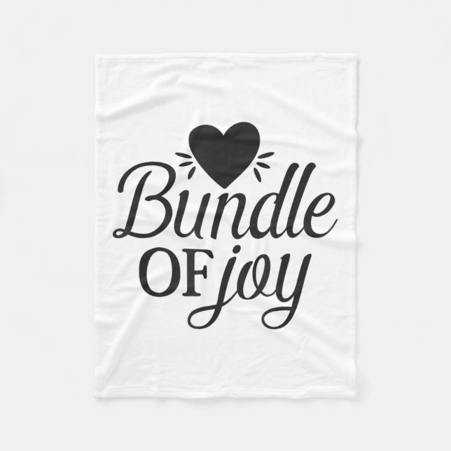 Bundle Of Joy Love Quote Cute Motivation  Fleecefilt (Framsidan)