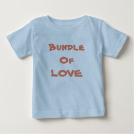 BUNDLE OF KÄRLEK - Simple Cute Blue / Brown Tee