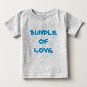 BUNDLE OF KÄRLEK - Simple Cute Grått / Blue Tröja