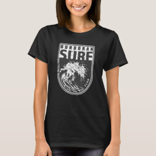 Bundoran Ireland Surfa Klubb Emblem T Shirt