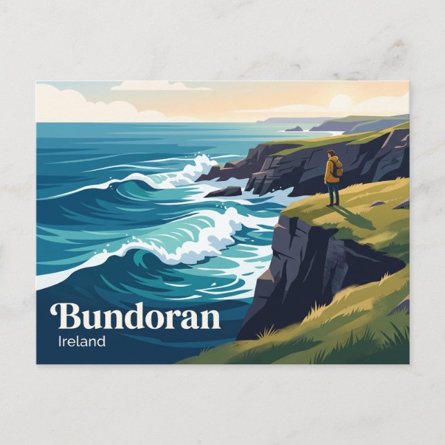 Bundoran Irland Vykort (Framsida)