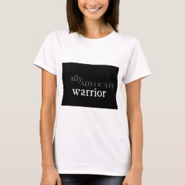 Bundsförvant förkämpe, krigaret-skjorta tee shirt