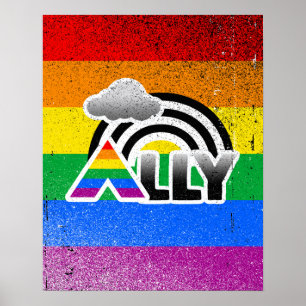 BUNDSFÖRVANTREGNBÅGE - .PNG POSTER
