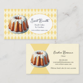 Bundt Cake Bakery Visitkort