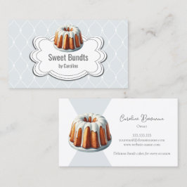 Bundt Cake Bakery Visitkort