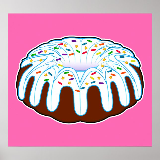 Bundt Cake Firande Poster (Framsidan)