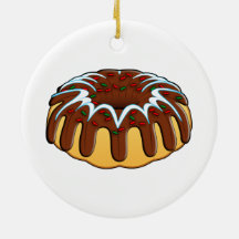 Bundt-kummel dekorerad för julklapp