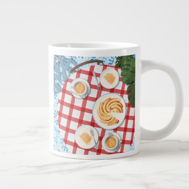 Bundt kummel och kaffe för två jumbo mugg (Höger)