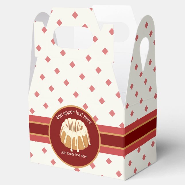 Bundt Mold Baked Sponge - Glazed Ring - din händel Presentaskar (Öppnad)