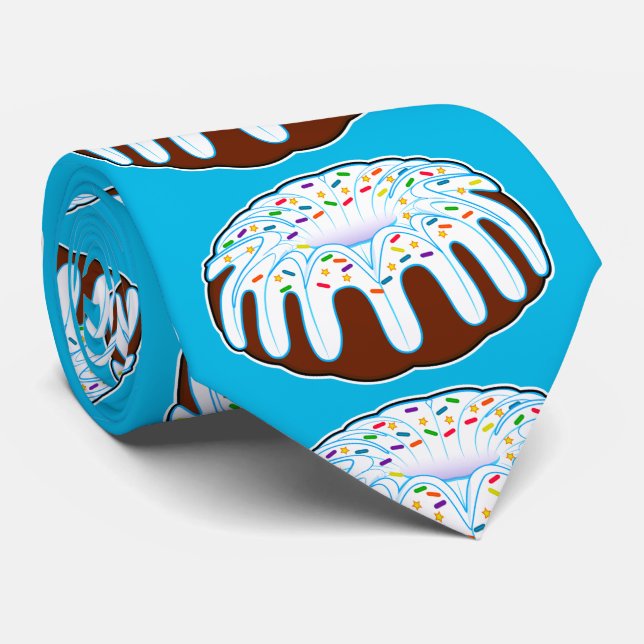 Bundt tårta med stänk slips (Rullad)