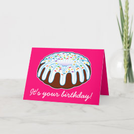 Bundt tårtafödelsedag! kort