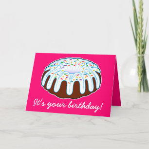 Bundt tårtafödelsedag! kort