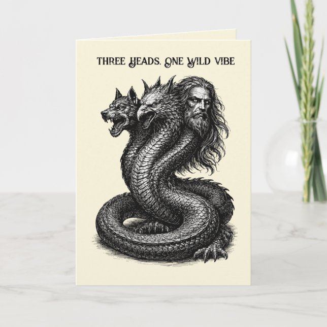 Bune Demon Tre Ansikten, En Kraft Kort (Framsida)