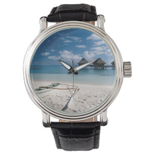 Bungalower från strand Motu Toopua Armbandsur