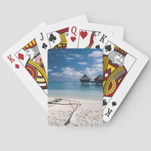 Bungalows från Motu Toopua Spel Kort (Baksidan)