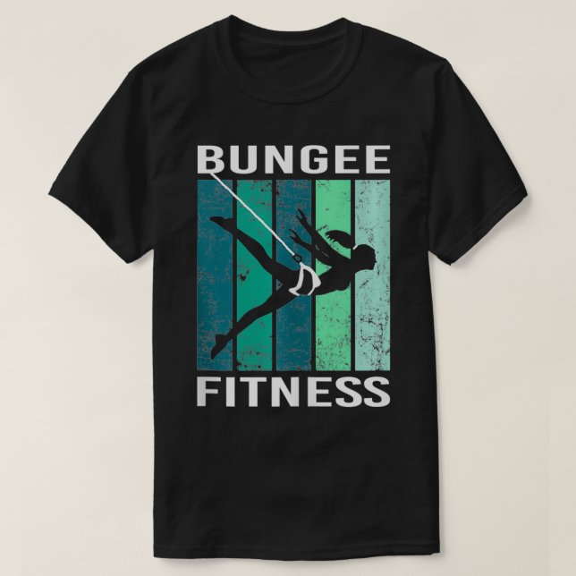 Bungee Fitness träning Fly Sling Workout Equipment T Shirt (Design framsida)