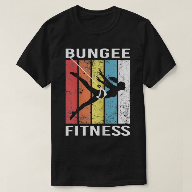 Bungee Fitness träning Fly Sling Workout Equipment T Shirt (Design framsida)