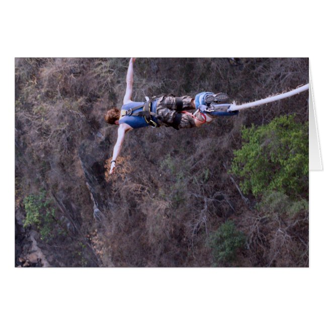 Bungee Hälsningskort (Framsidan Horizontal)