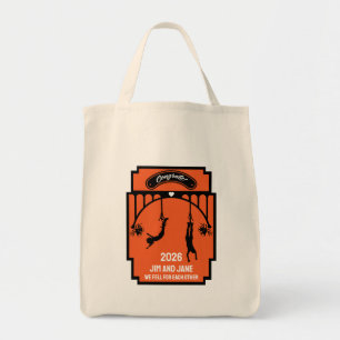 Bungee Jumping Bröllop Gift Tygkasse