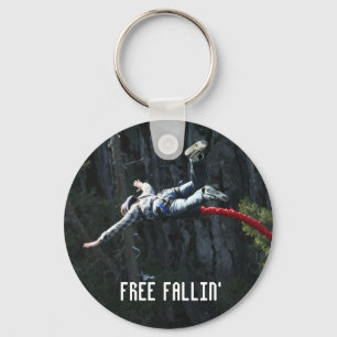 Bungee jumping Fritt Fallande Nyckelring