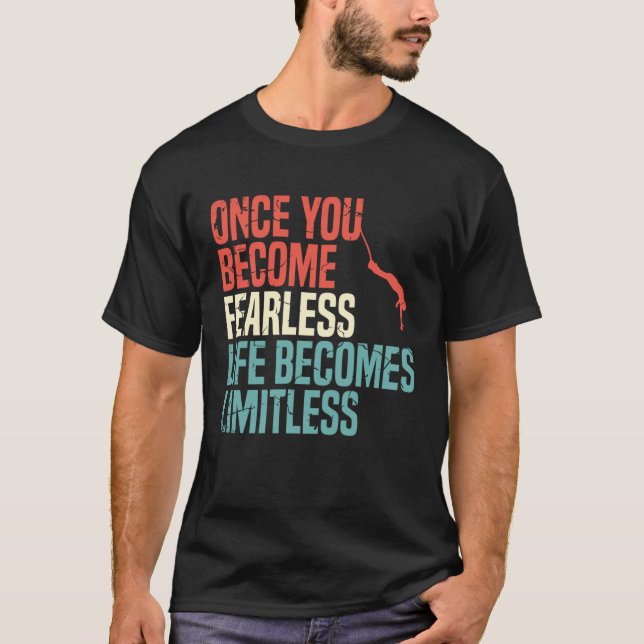 Bungee Jumping Mode on Bungee Jumper Adrenaline T Shirt (Framsida)