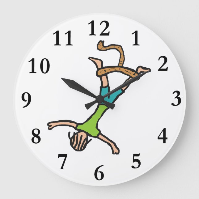 Bungee Jumping Stor Klocka (Framsida)