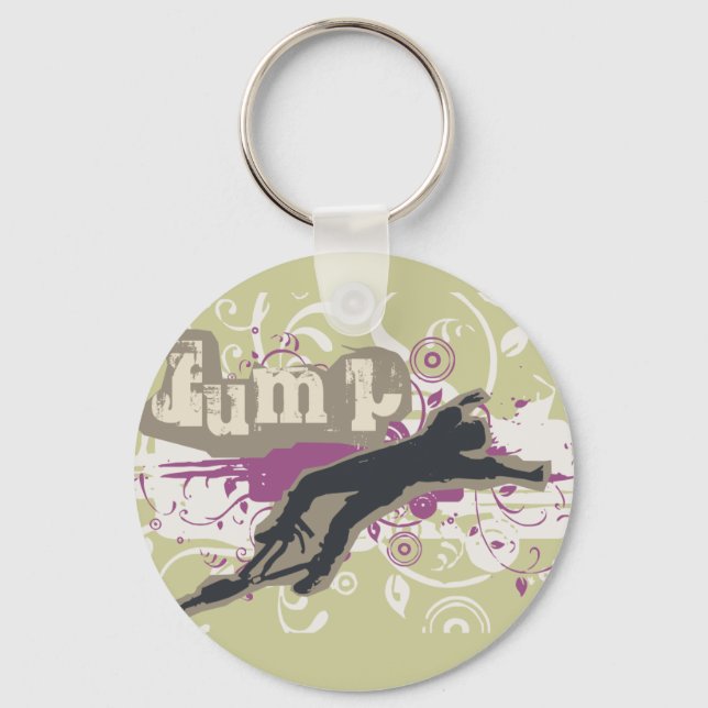 Bungee Jumping Tshirts och Gifts Nyckelring (Framsida)