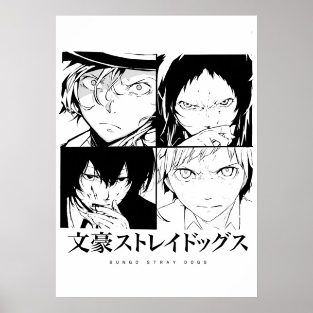 Bungo stray hundar manga poster (Framsidan)