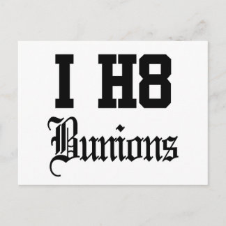 bunions vykort