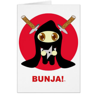 Bunja! Kärlek!! Hälsningskort