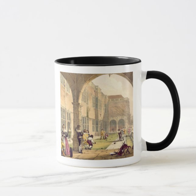 Bunkar på terrassen på Bramshill i 1600, från 'A Mugg (Höger)