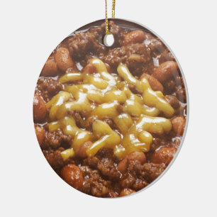 Bunke av chilien julgransprydnad keramik