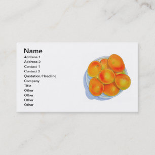 Bunke av mango visitkort