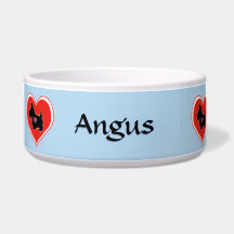 Bunke för hund för Scottiehjärtapersonlig