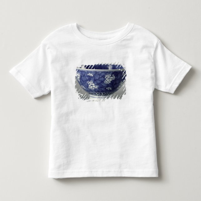 Bunke som dekoreras med den körsbärsröda blommar t shirt (Framsida)