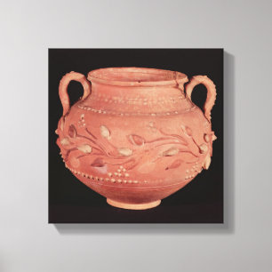 Bunke som finnas på Coptos, övreegypten Canvastryck
