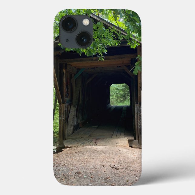 Bunker Backe täckte bron iphone case (Baksida)