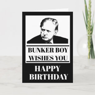 Bunker Boy önskemål du Grattis på födelsedagen Kort