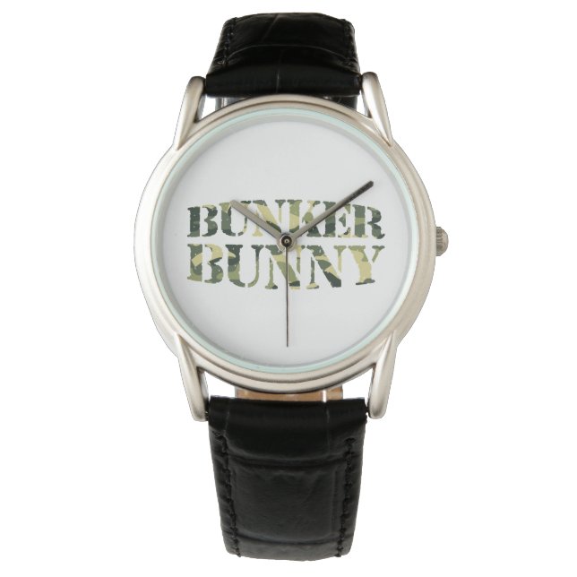 BUNKER BUNNY CAMO/CAMOUFLAGE ARMBANDSUR (Framsida)