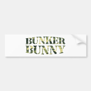 BUNKER BUNNY CAMO/CAMOUFLAGE BILDEKAL