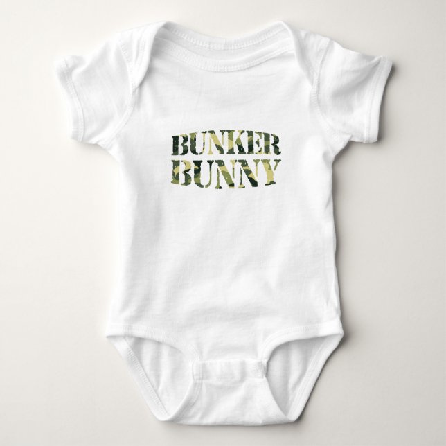 BUNKER BUNNY CAMO/CAMOUFLAGE T SHIRT (Framsida)
