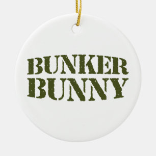BUNKER BUNNY JULGRANSPRYDNAD KERAMIK