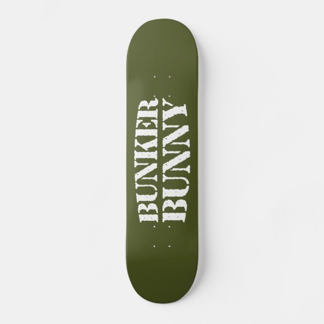 BUNKER BUNNY MINI SKATEBOARD BRÄDA 18,5 CM (Framsida)