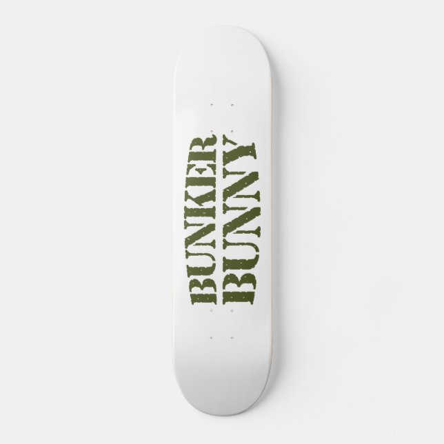 BUNKER BUNNY MINI SKATEBOARD BRÄDA 18,5 CM (Framsida)
