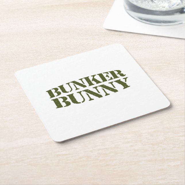 BUNKER BUNNY UNDERLÄGG PAPPER KVADRAT (Vinklad)