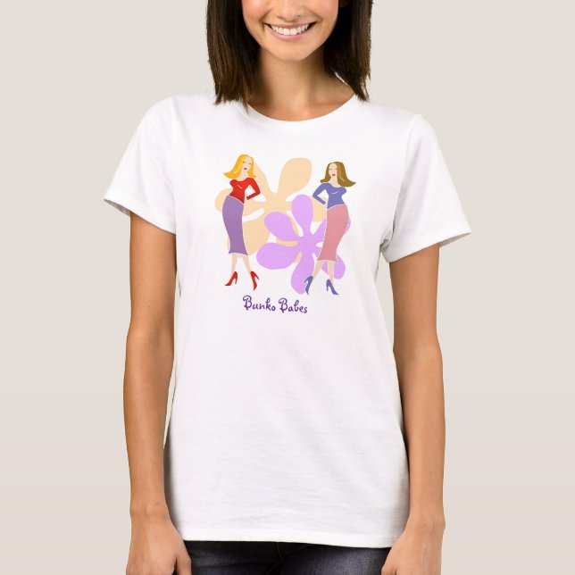 Bunko Babes/Friends shirt Tee Shirt (Framsida)
